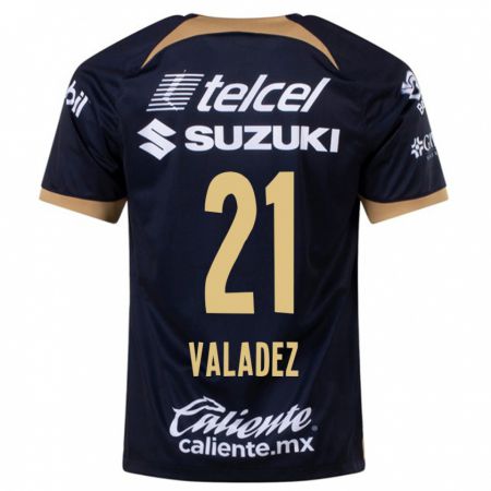 Kandiny Herren Natalia Macias Valadez #21 Dunkelblau Auswärtstrikot Trikot 2023/24 T-Shirt