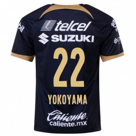 Kandiny Herren Akemi Yokoyama #22 Dunkelblau Auswärtstrikot Trikot 2023/24 T-Shirt