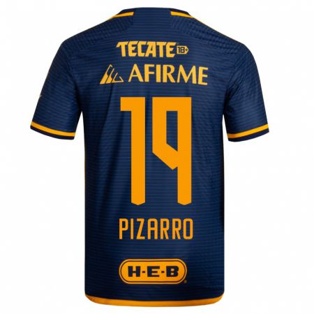 Kandiny Herren Guido Pizarro #19 Dunkelblau Auswärtstrikot Trikot 2023/24 T-Shirt