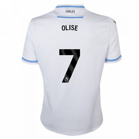 Kandiny Damen Michael Olise #7 Weiß Auswärtstrikot Trikot 2023/24 T-Shirt