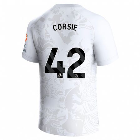 Kandiny Damen Rachel Corsie #42 Weiß Auswärtstrikot Trikot 2023/24 T-Shirt