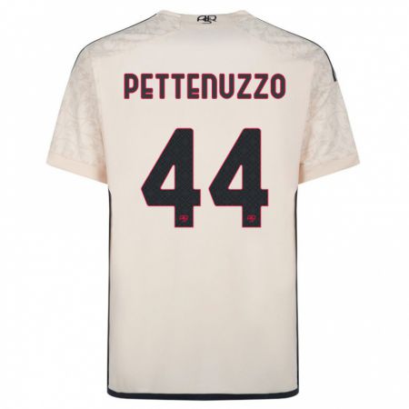 Kandiny Damen Tecla Pettenuzzo #44 Cremefarben Auswärtstrikot Trikot 2023/24 T-Shirt