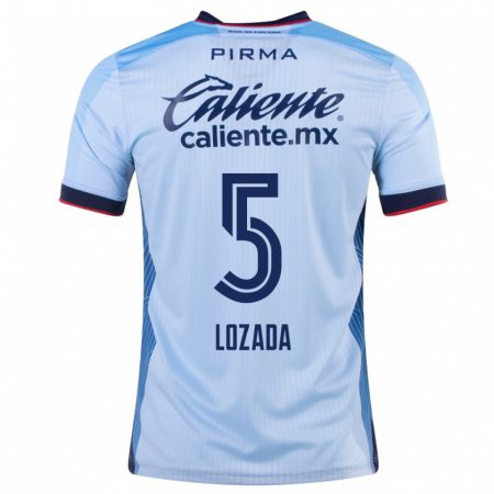 Kandiny Damen Ana Lozada #5 Himmelblau Auswärtstrikot Trikot 2023/24 T-Shirt
