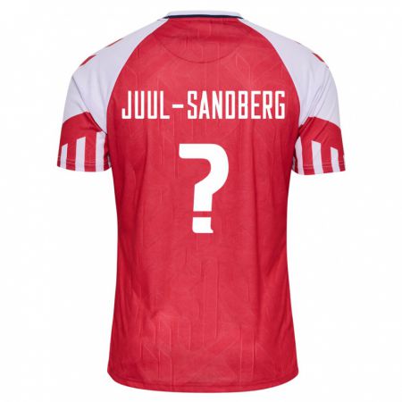 Kandiny Kinder Dänische Nikolaj Juul-Sandberg #0 Rot Heimtrikot Trikot 24-26 T-Shirt
