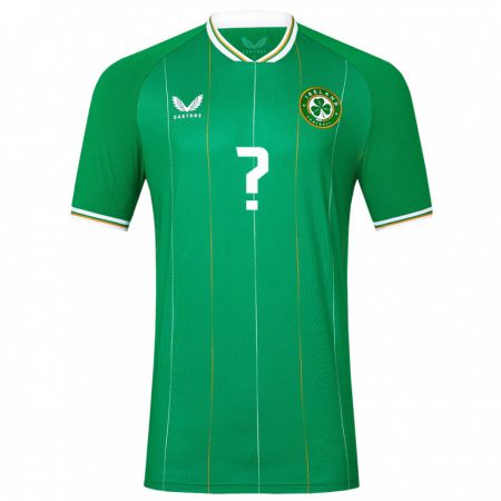 Kandiny Kinder Irische Ihren Namen #0 Grün Heimtrikot Trikot 24-26 T-Shirt