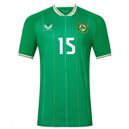 Kandiny Kinder Irische Liam Scales #15 Grün Heimtrikot Trikot 24-26 T-Shirt