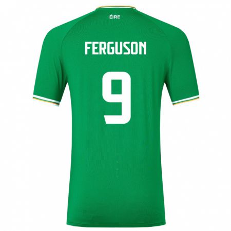 Kandiny Kinder Irische Evan Ferguson #9 Grün Heimtrikot Trikot 24-26 T-Shirt