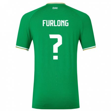 Kandiny Kinder Irische James Furlong #0 Grün Heimtrikot Trikot 24-26 T-Shirt