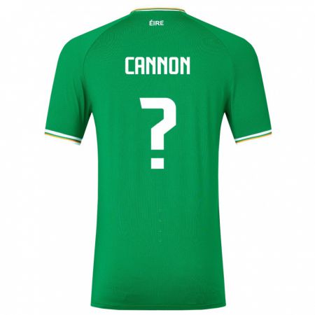 Kandiny Kinder Irische Thomas Cannon #0 Grün Heimtrikot Trikot 24-26 T-Shirt