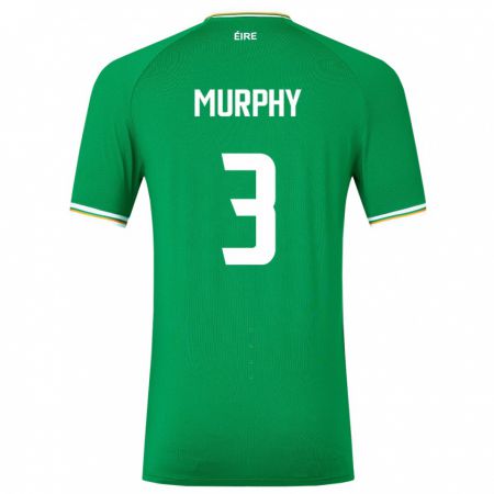 Kandiny Kinder Irische Alex Murphy #3 Grün Heimtrikot Trikot 24-26 T-Shirt