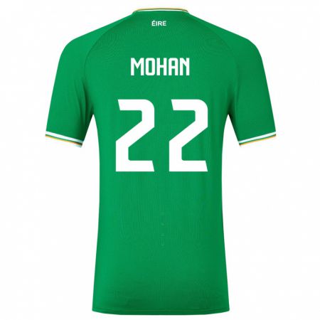 Kandiny Kinder Irische Stephen Mohan #22 Grün Heimtrikot Trikot 24-26 T-Shirt