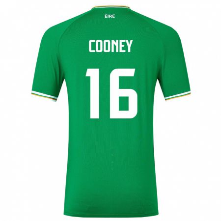 Kandiny Kinder Irische Oisin Cooney #16 Grün Heimtrikot Trikot 24-26 T-Shirt