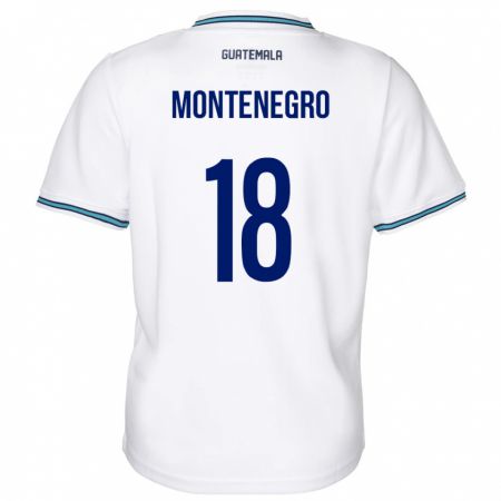 Kandiny Kinder Guatemala Vivian Montenegro #18 Weiß Heimtrikot Trikot 24-26 T-Shirt