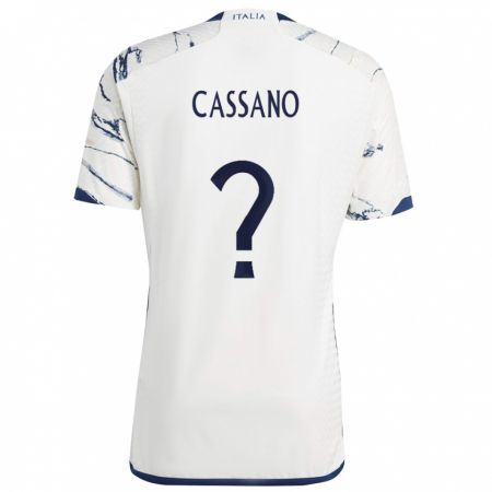 Kandiny Kinder Italienische Claudio Cassano #0 Grau Auswärtstrikot Trikot 24-26 T-Shirt