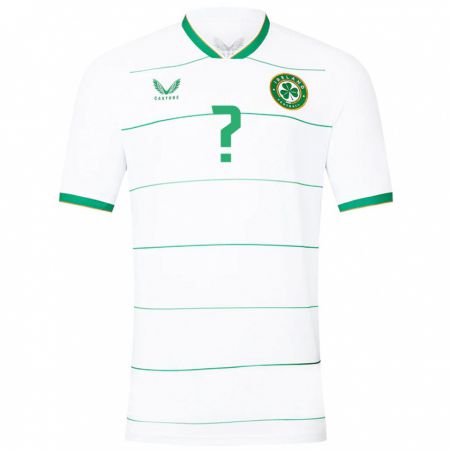 Kandiny Kinder Irische Baba Adeeko #0 Weiß Auswärtstrikot Trikot 24-26 T-Shirt