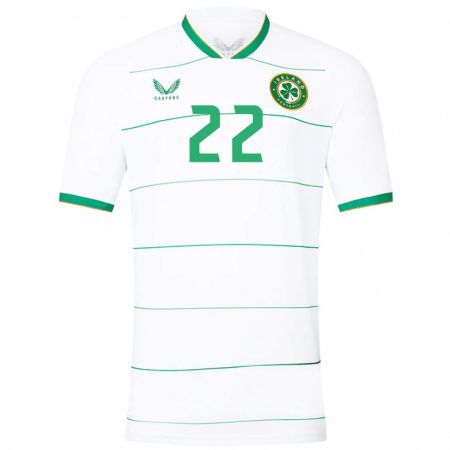 Kandiny Kinder Irische Stephen Mohan #22 Weiß Auswärtstrikot Trikot 24-26 T-Shirt