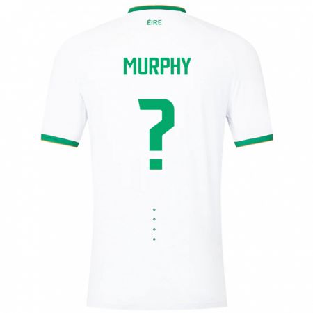 Kandiny Kinder Irische Adam Murphy #0 Weiß Auswärtstrikot Trikot 24-26 T-Shirt