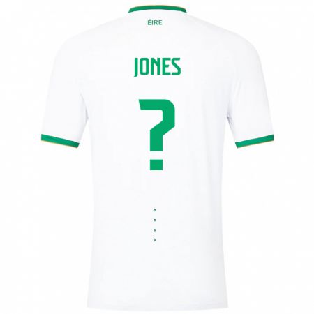 Kandiny Kinder Irische Nico Jones #0 Weiß Auswärtstrikot Trikot 24-26 T-Shirt