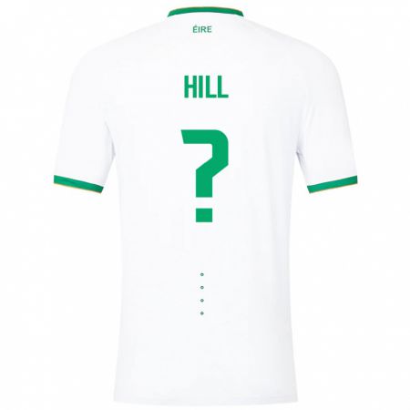 Kandiny Kinder Irische Tom Hill #0 Weiß Auswärtstrikot Trikot 24-26 T-Shirt
