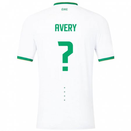 Kandiny Kinder Irische Theo Avery #0 Weiß Auswärtstrikot Trikot 24-26 T-Shirt
