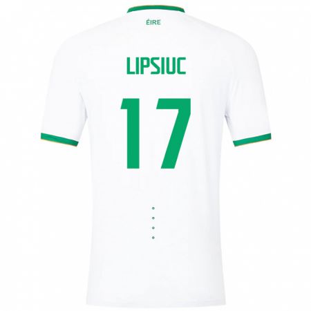 Kandiny Kinder Irische Darius Lipsiuc #17 Weiß Auswärtstrikot Trikot 24-26 T-Shirt