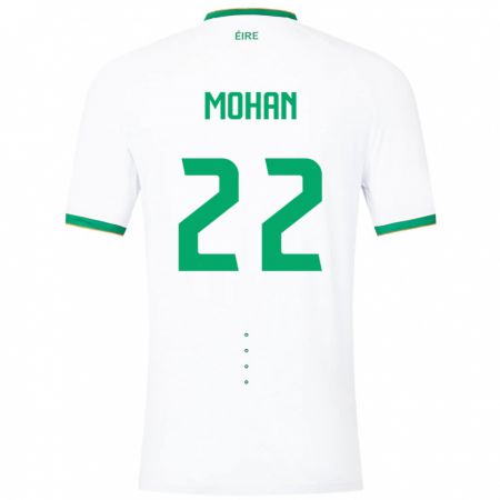 Kandiny Kinder Irische Stephen Mohan #22 Weiß Auswärtstrikot Trikot 24-26 T-Shirt