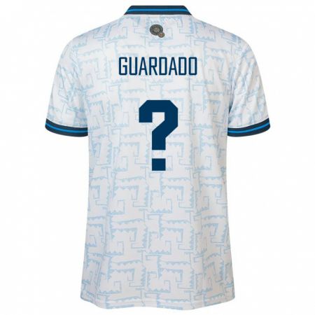 Kandiny Kinder El Salvador Christopher Guardado #0 Weiß Auswärtstrikot Trikot 24-26 T-Shirt