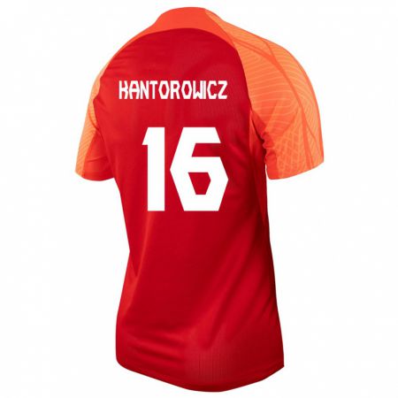 Kandiny Herren Kanadische Dominic Kantorowicz #16 Orangefarben Heimtrikot Trikot 24-26 T-Shirt