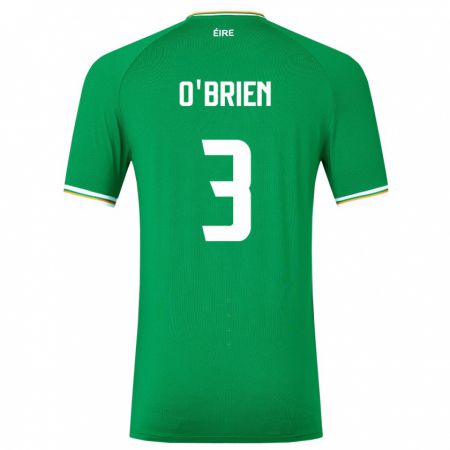 Kandiny Herren Irische Luke O'brien #3 Grün Heimtrikot Trikot 24-26 T-Shirt