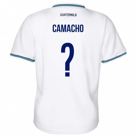 Kandiny Herren Guatemala Samuel Camacho #0 Weiß Heimtrikot Trikot 24-26 T-Shirt