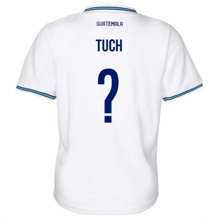 Kandiny Herren Guatemala Lorenzo Tuch #0 Weiß Heimtrikot Trikot 24-26 T-Shirt