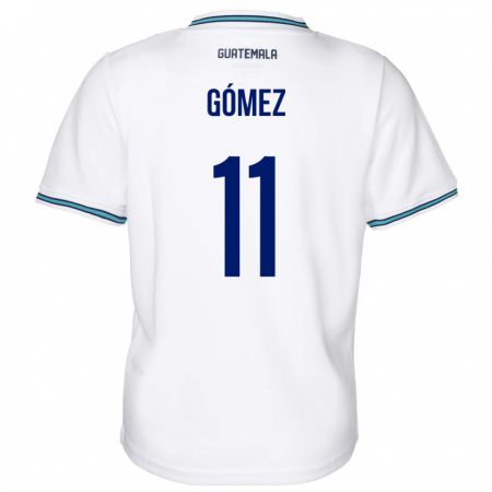 Kandiny Herren Guatemala Savianna Gómez #11 Weiß Heimtrikot Trikot 24-26 T-Shirt