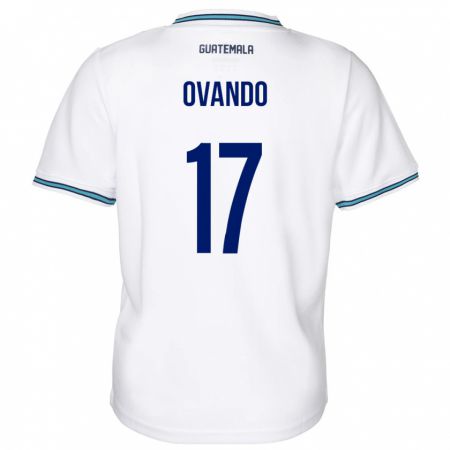 Kandiny Herren Guatemala Sandra Ovando #17 Weiß Heimtrikot Trikot 24-26 T-Shirt