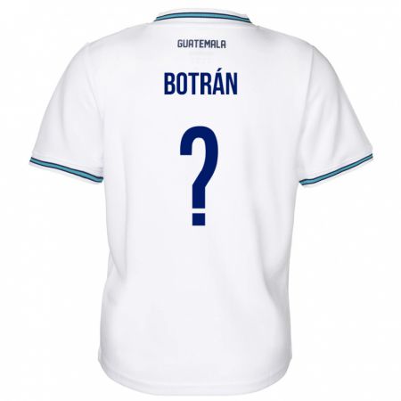 Kandiny Herren Guatemala Sabrina Botrán #0 Weiß Heimtrikot Trikot 24-26 T-Shirt