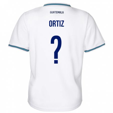 Kandiny Herren Guatemala Jenifer Ortiz #0 Weiß Heimtrikot Trikot 24-26 T-Shirt