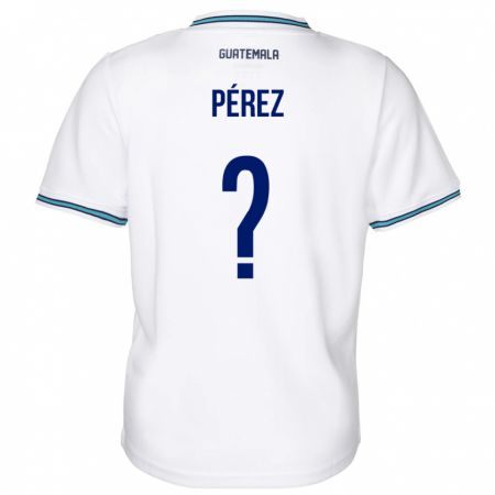 Kandiny Herren Guatemala Mary Pérez #0 Weiß Heimtrikot Trikot 24-26 T-Shirt