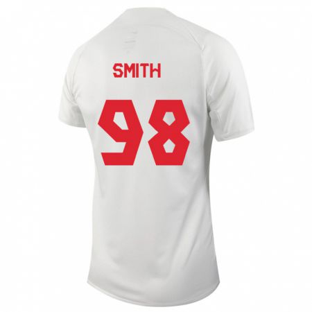 Kandiny Herren Kanadische Olivia Smith #98 Weiß Auswärtstrikot Trikot 24-26 T-Shirt