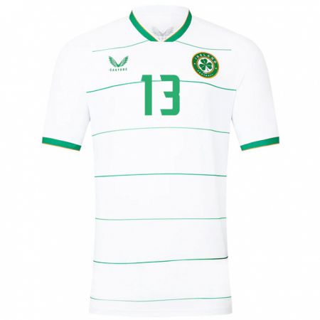 Kandiny Herren Irische Hayley Nolan #13 Weiß Auswärtstrikot Trikot 24-26 T-Shirt