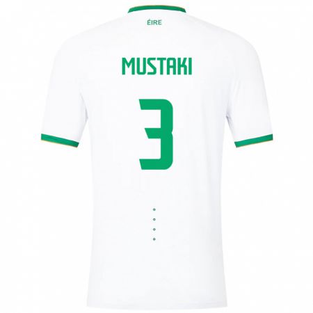 Kandiny Herren Irische Chloe Mustaki #3 Weiß Auswärtstrikot Trikot 24-26 T-Shirt