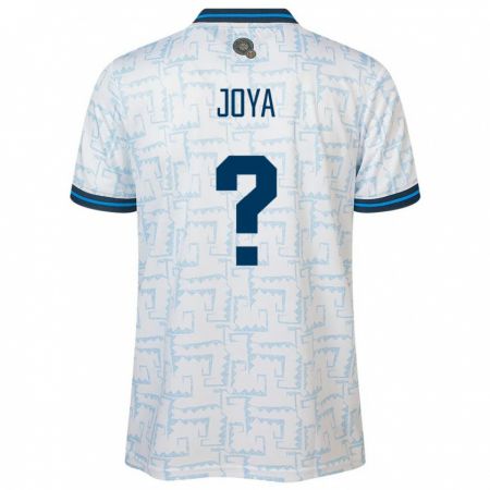 Kandiny Herren El Salvador Marlon Joya #0 Weiß Auswärtstrikot Trikot 24-26 T-Shirt