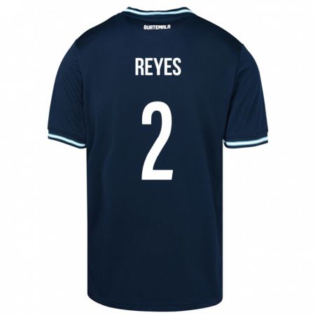 Kandiny Herren Guatemala Samantha Reyes #2 Blau Auswärtstrikot Trikot 24-26 T-Shirt