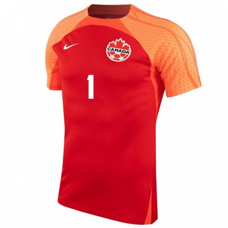 Kandiny Damen Kanadische Dayne St. Clair #1 Orangefarben Heimtrikot Trikot 24-26 T-Shirt