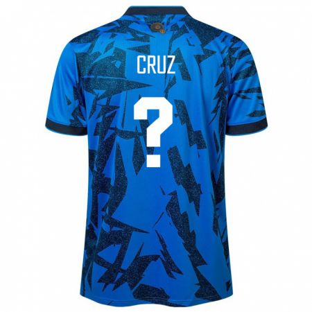 Kandiny Damen El Salvador Reina Cruz #0 Blau Heimtrikot Trikot 24-26 T-Shirt