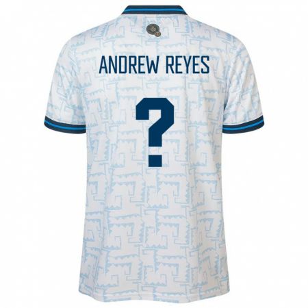 Kandiny Damen El Salvador Andrew Reyes #0 Weiß Auswärtstrikot Trikot 24-26 T-Shirt