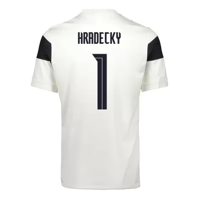Herren Finnische Fussballnationalmannschaft Lukas Hradecky #1 Heimtrikot Weiß 2021 Trikot