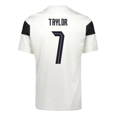 Kinder Finnische Fussballnationalmannschaft Robert Taylor #7 Heimtrikot Weiß 2021 Trikot