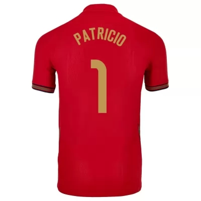 Damen Portugiesische Fussballnationalmannschaft Rui Patricio #1 Heimtrikot Rot 2021 Trikot