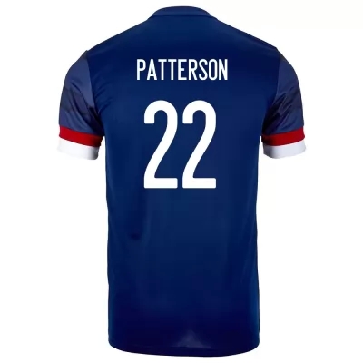Damen Schottische Fussballnationalmannschaft Nathan Patterson #22 Heimtrikot Dunkelblau 2021 Trikot