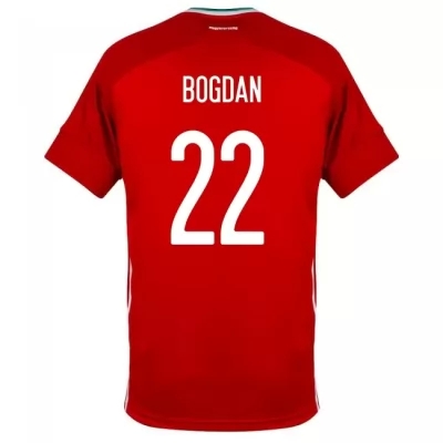 Damen Ungarische Fussballnationalmannschaft Adam Bogdan #22 Heimtrikot Rot 2021 Trikot