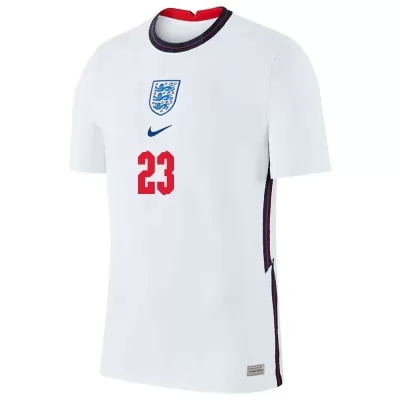 Herren Englische Fussballnationalmannschaft Sam Johnstone #23 Heimtrikot Weiß 2021 Trikot